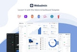 Webadmin – Laravel Admin & Dashboard Template WebAdmin is a Laravel 10 with Vite and Bootstrap v5.1.3-based fully responsive admin template