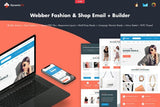Webber – Fashion, Shop & Store Email + Builder Webber – Fashion, Shop & Store HTML Email Template + Online Builder