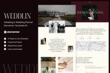 Weddlin – Wedding & Wedding Planner Elementor Template Kit
