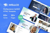 Wellco – Life Coach, Online Courses HTML Template
