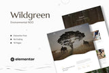 Wildgreen – Environmental NGO Elementor Template Kit