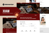 Xhaw – Branding Digital Agency Elementor Template kit
