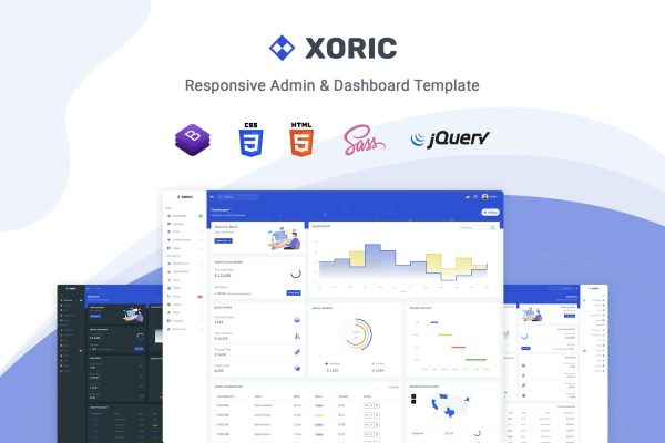 Xoric – Admin & Dashboard Template Xoric admin is based on a simple and modular design, which allows it to be easily customized.