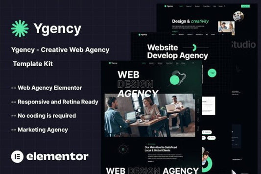 Ygency – Creative Web Agency Elementor Template Kit