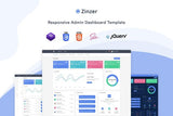 Zinzer – Admin Dashboard Template Zinzer is a bootstrap 4 based fully responsive admin template.