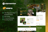 Zoora – Safari & Zoo Elementor Pro Template Kit