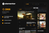 Zorion – Mining & Industry Elementor Template Kit